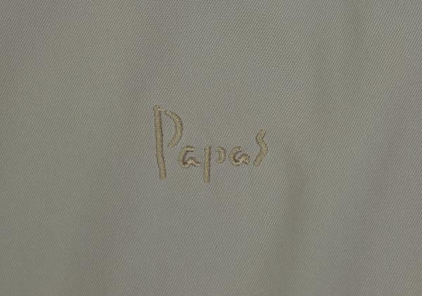 Papas Detachable Liner Down Hooded Long Light Khaki Jacket Size 48M