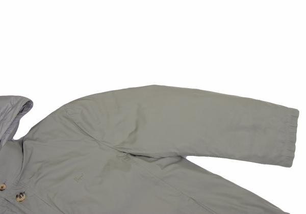 Papas Detachable Liner Down Hooded Long Light Khaki Jacket Size 48M