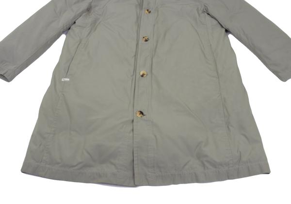 Papas Detachable Liner Down Hooded Long Light Khaki Jacket Size 48M