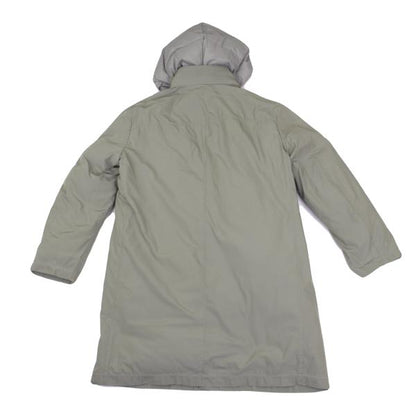 Papas Detachable Liner Down Hooded Long Light Khaki Jacket Size 48M