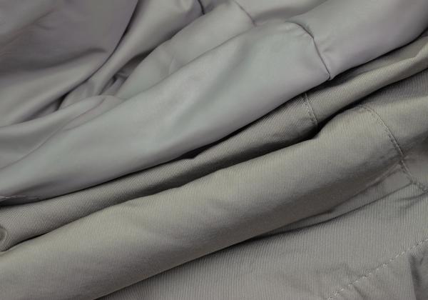 Papas Detachable Liner Down Hooded Long Light Khaki Jacket Size 48M