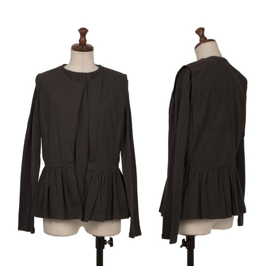 ATSURO TAYAMA Wool Vest Dark Brown Size 36