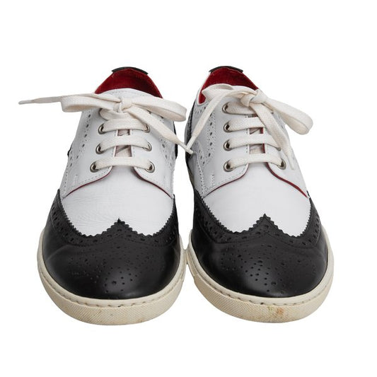 JUNYA WATANABE MAN x JW MAN x Tricker's Wingtip Leather Shoes White Size 26cm