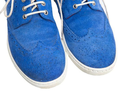 Tricker's x JUNYA WATANABE MAN Wingtip Suede Shoes Blue Size 26cm