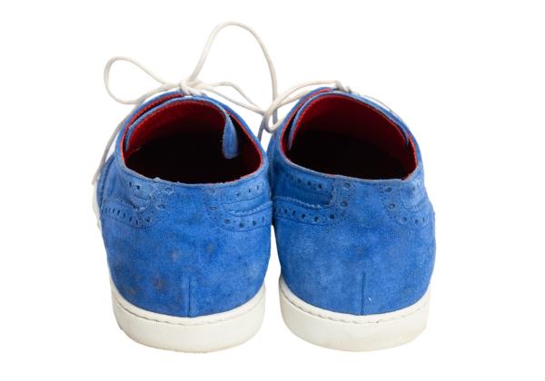Tricker's x JUNYA WATANABE MAN Wingtip Suede Shoes Blue Size 26cm