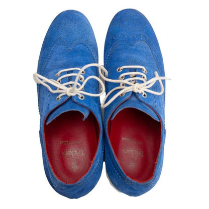 Tricker's x JUNYA WATANABE MAN Wingtip Suede Shoes Blue Size 26cm