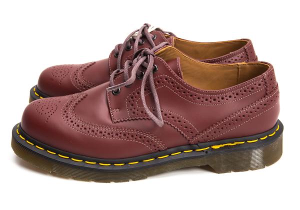 Dr.Martens x COMME des GARCONS HOMME DEUX Wingtip Shoes Red Size 26cm