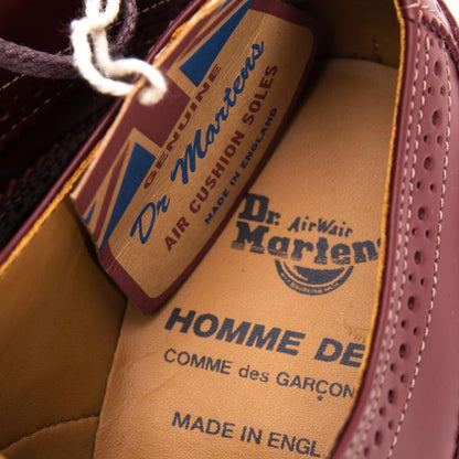 Dr.Martens x COMME des GARCONS HOMME DEUX Wingtip Shoes Red Size 26cm