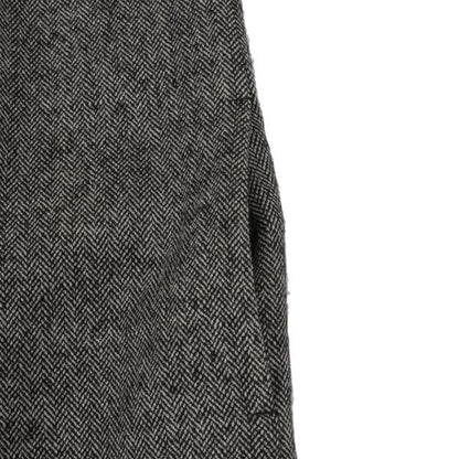 HIROKO BIS Wool Blend Herringbone Tweed Dress Gray Size 11
