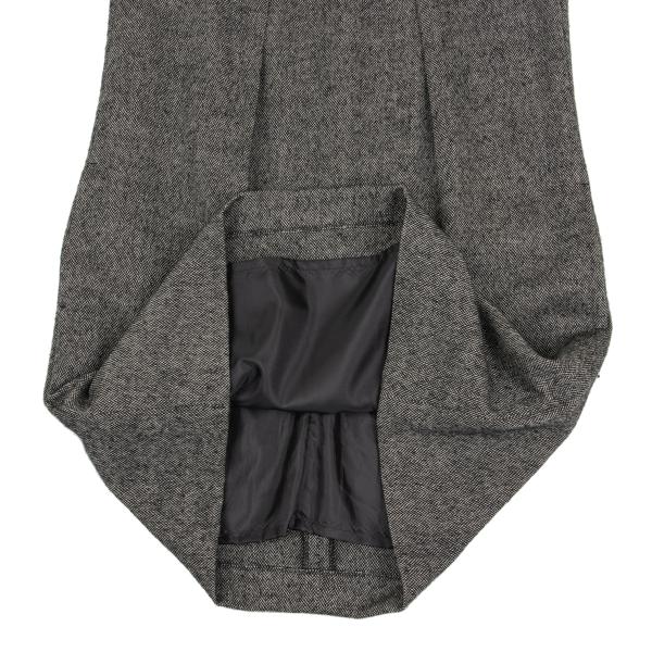 HIROKO BIS Wool Blend Herringbone Tweed Dress Gray Size 11