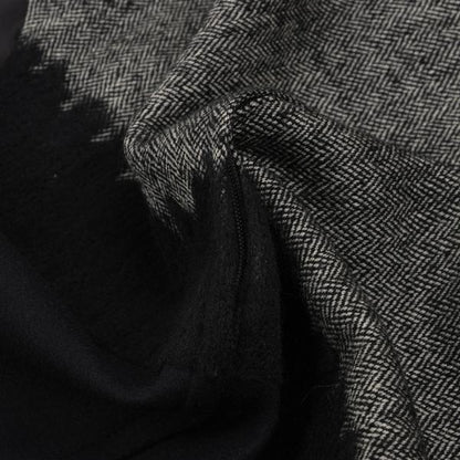 HIROKO BIS Wool Blend Herringbone Tweed Dress Gray Size 11