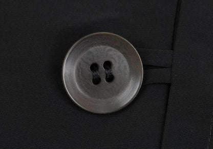 Y's Rayon Silk Peaked Lapel Jacket Black Size 4