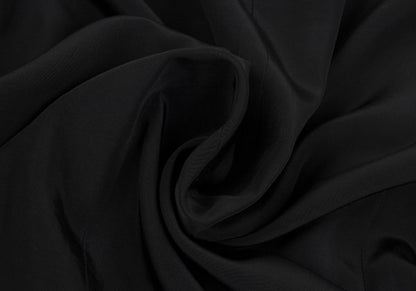Y's Rayon Silk Peaked Lapel Jacket Black Size 4