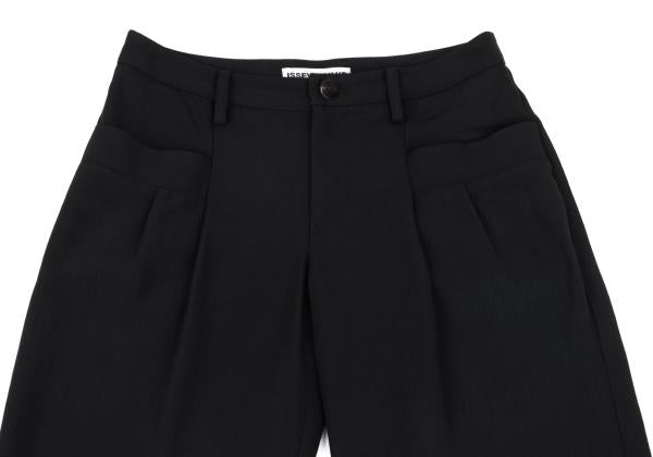 ISSEY MIYAKE Front Pocket Design Pants Black Size 1