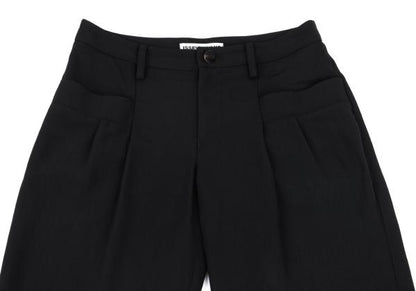ISSEY MIYAKE Front Pocket Design Pants Black Size 1