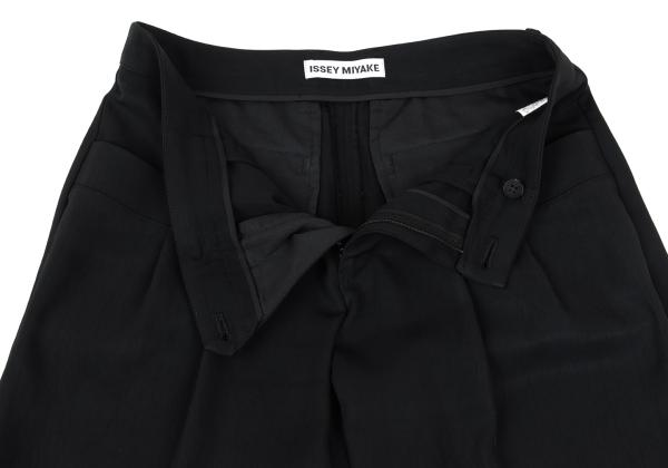 ISSEY MIYAKE Front Pocket Design Pants Black Size 1