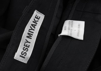 ISSEY MIYAKE Front Pocket Design Pants Black Size 1