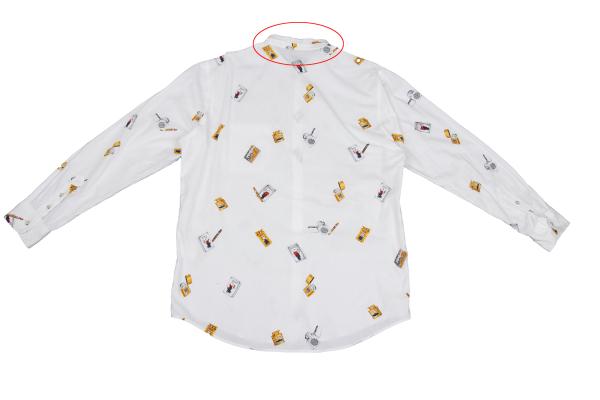 Papas Zippo Bear Print Long Sleeve Shirt Size 50L