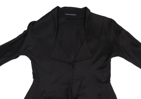 Yohji Yamamoto FEMME 04SS Rayon Drape Dress Black Size 1
