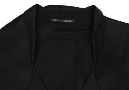 Yohji Yamamoto FEMME 04SS Rayon Drape Dress Black Size 1