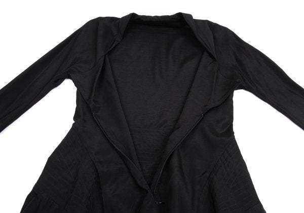 Yohji Yamamoto FEMME 04SS Rayon Drape Dress Black Size 1