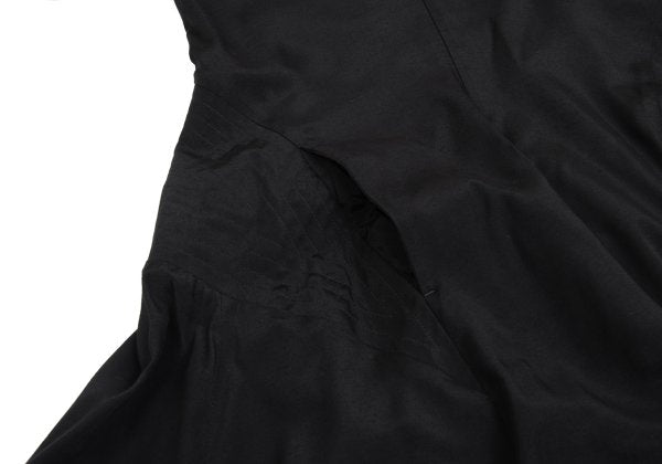 Yohji Yamamoto FEMME 04SS Rayon Drape Dress Black Size 1