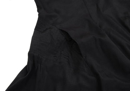 Yohji Yamamoto FEMME 04SS Rayon Drape Dress Black Size 1