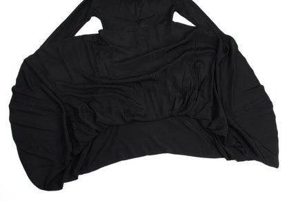Yohji Yamamoto FEMME 04SS Rayon Drape Dress Black Size 1