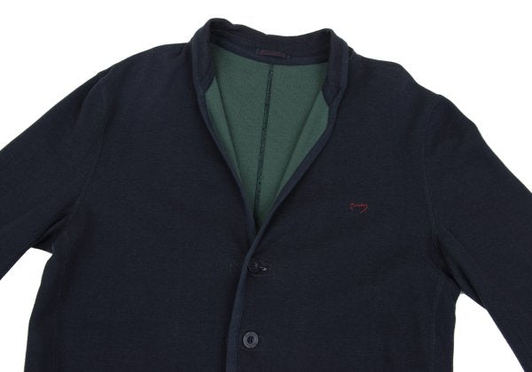 Papas Piping Cotton Jacket Blue Size 50L