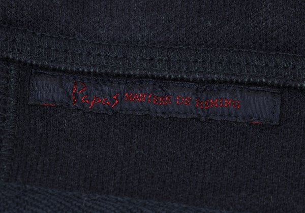 Papas Piping Cotton Jacket Blue Size 50L
