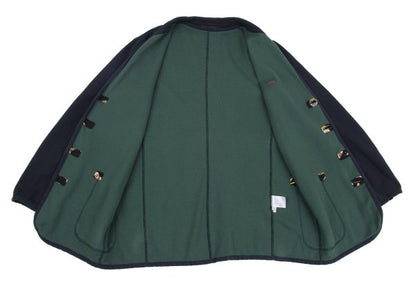 Papas Piping Cotton Jacket Blue Size 50L