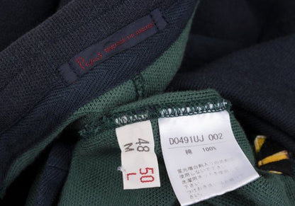 Papas Piping Cotton Jacket Blue Size 50L