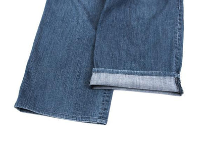 Papas Piping Stretch Denim Jeans Indigo Blue Size 54XL