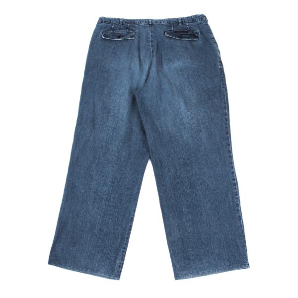 Papas Piping Stretch Denim Jeans Indigo Blue Size 54XL