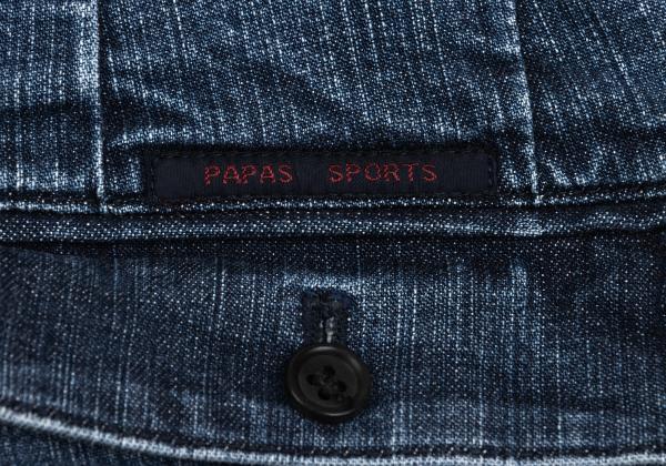 Papas Piping Stretch Denim Jeans Indigo Blue Size 54XL