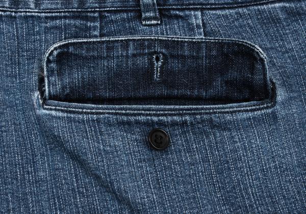 Papas Piping Stretch Denim Jeans Indigo Blue Size 54XL