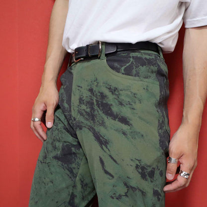 Issey Miyake 99AW Marble Print Pants Size L