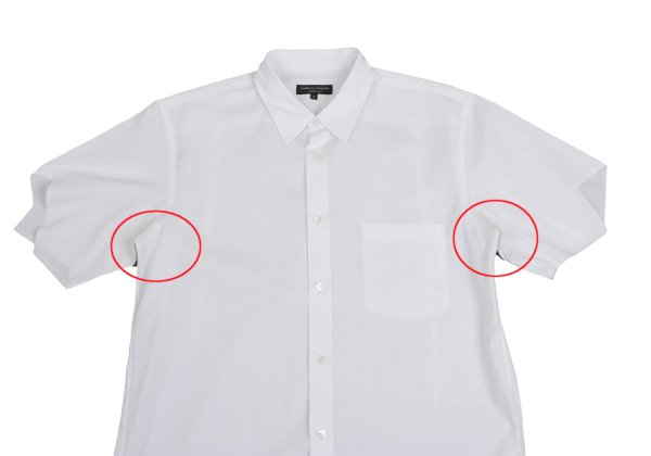 COMME des GARCONS HOMME PLUS Cotton Short Shirt White Size S