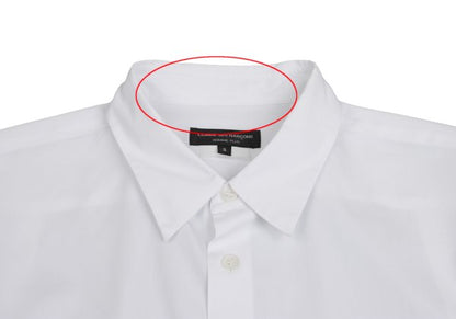 COMME des GARCONS HOMME PLUS Cotton Short Shirt White Size S
