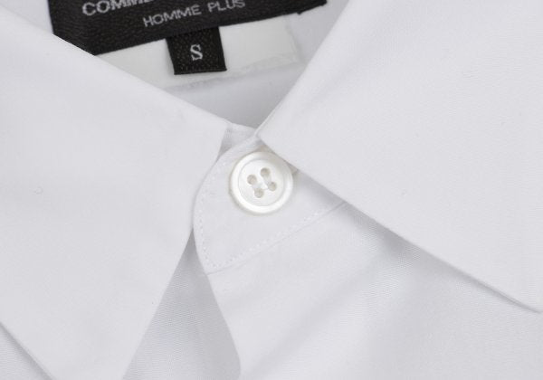COMME des GARCONS HOMME PLUS Cotton Short Shirt White Size S