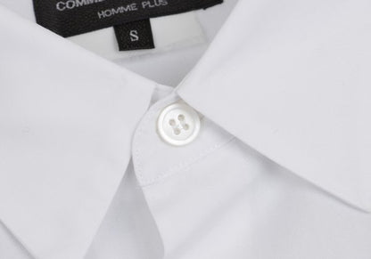 COMME des GARCONS HOMME PLUS Cotton Short Shirt White Size S