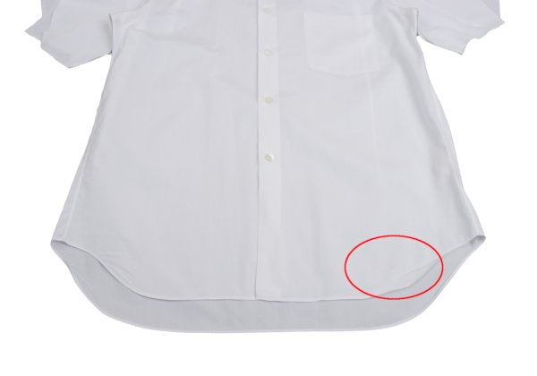 COMME des GARCONS HOMME PLUS Cotton Short Shirt White Size S