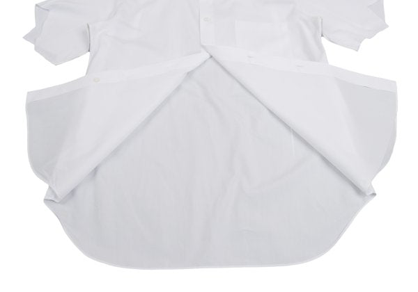 COMME des GARCONS HOMME PLUS Cotton Short Shirt White Size S