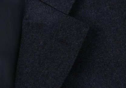 Papas Brushed Wool Tailored Blazer Navy Size 50L