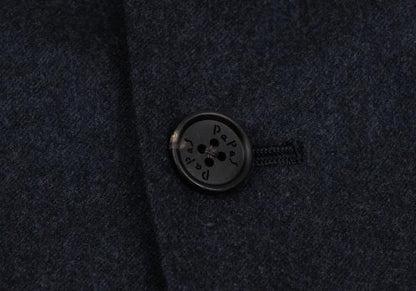 Papas Brushed Wool Tailored Blazer Navy Size 50L