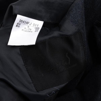 Papas Brushed Wool Tailored Blazer Navy Size 50L