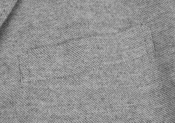 Papas Cashmere Blend Wool Tailored Light Gray Jacket Size 50L