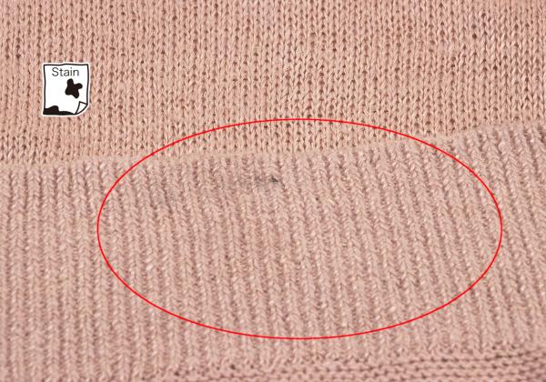 Papas+ Linen Cotton Knit Vest Pink Size L