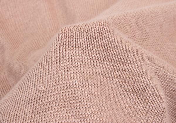 Papas+ Linen Cotton Knit Vest Pink Size L
