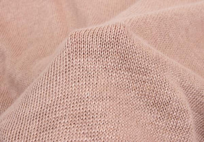 Papas+ Linen Cotton Knit Vest Pink Size L